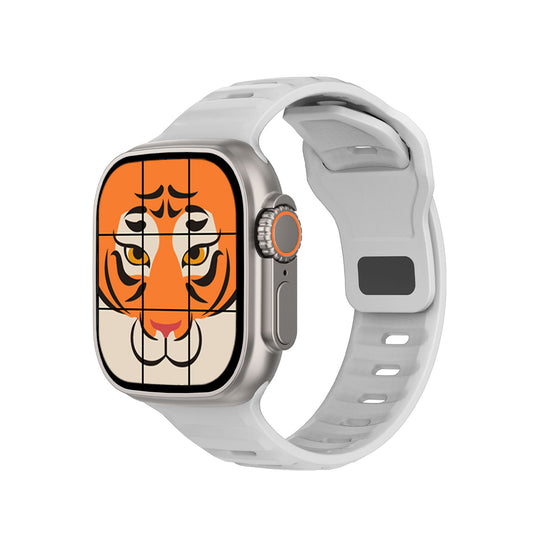 Ceas Smartwatch Alfa WatchMax IdealStore, Ecran tactil de 2.02 HD Inch, Functie de Preluare Apel, Difuzor si Microfon incorporat, Notificari Facebook, Whatssapp, Instagram, Rezistent la apa IP 68, Tensiune arteriala, Blocare prin cod, Ultra Gray Edition