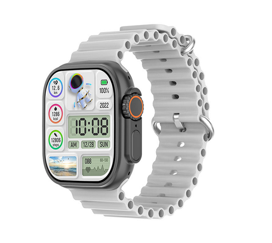 Ceas Smartwatch Alfa Watch Plus IdealStore, Ecran tactil de 2.1 HD Inch, NFC, Functie de Preluare Apel, Difuzor si Microfon incorporat, Notificari Facebook, Whatssapp, Instagram, Rezistent la apa IP68, Senzor ritm cardiac, Blocare prin cod, Gray