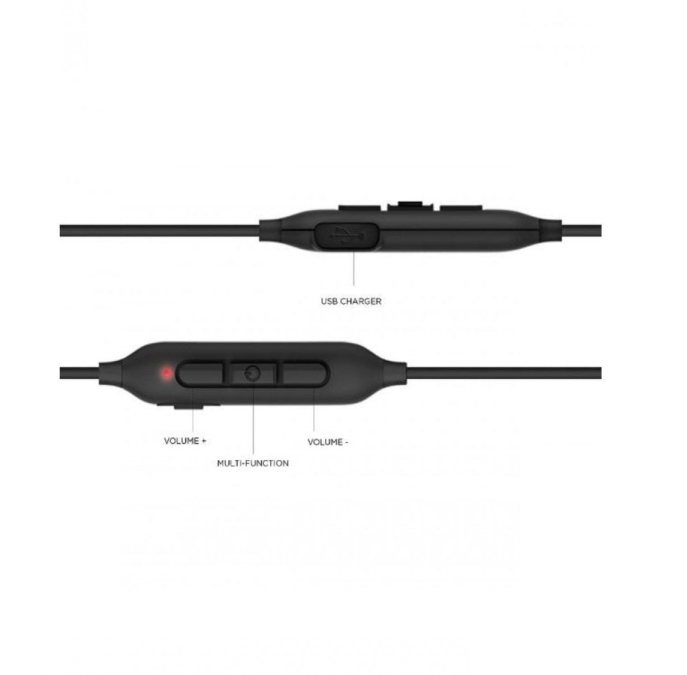 Casti Wireless Profesionale iBFee SPORT EDITION, Conexiune Bluetooth V4.2, Rezistente la apa, Grad de protectie IPX6, Creatie aerospatiala + design PET pentru sunet cinematografic, Ergonomice ce ofera confort in miscare, Negru