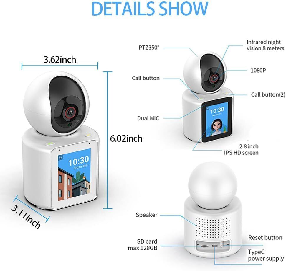 Baby Monitor cu Camera Video si Monitorizare pe Telefon IdealStore