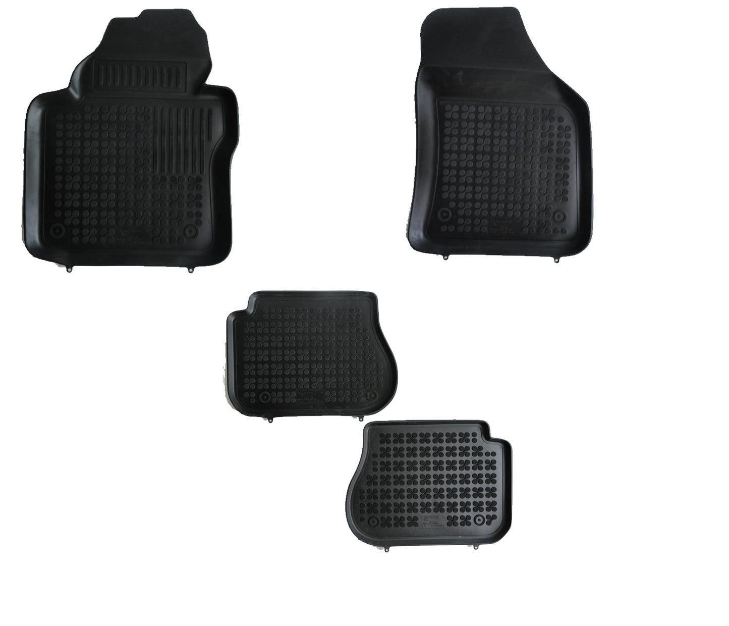 Set covoare din cauciuc moale, placut la atingere, fara miros M Star stil tavita VW GOLF V 2003-2008