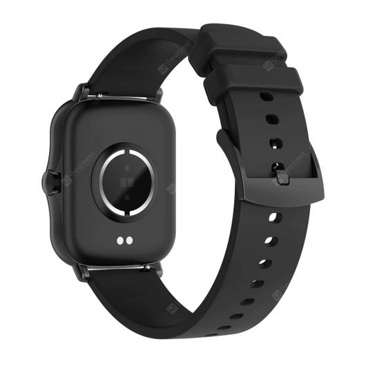 Ceas SmartWatch Y20 SquareStyle idealStore, Waterproof, Ecran Tactil HD, 1.7 inch, Compatibilitate Android/iOS, Bluetooth, Notificari Whatsapp/Facebook, Date Sincronizate, Mod Sport, Pedometru, Monitorizeaza Ritmul Cardiac, Negru
