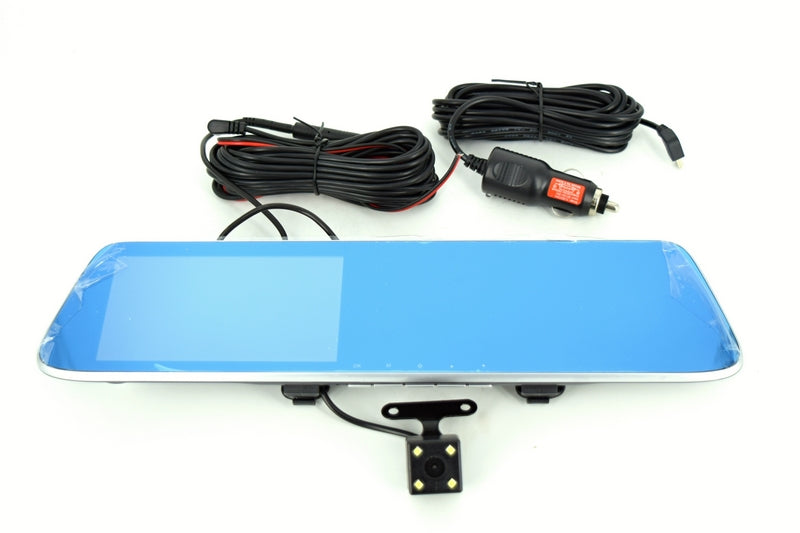 Oglinda monitor camera dubla cu tuch screen T88 5'