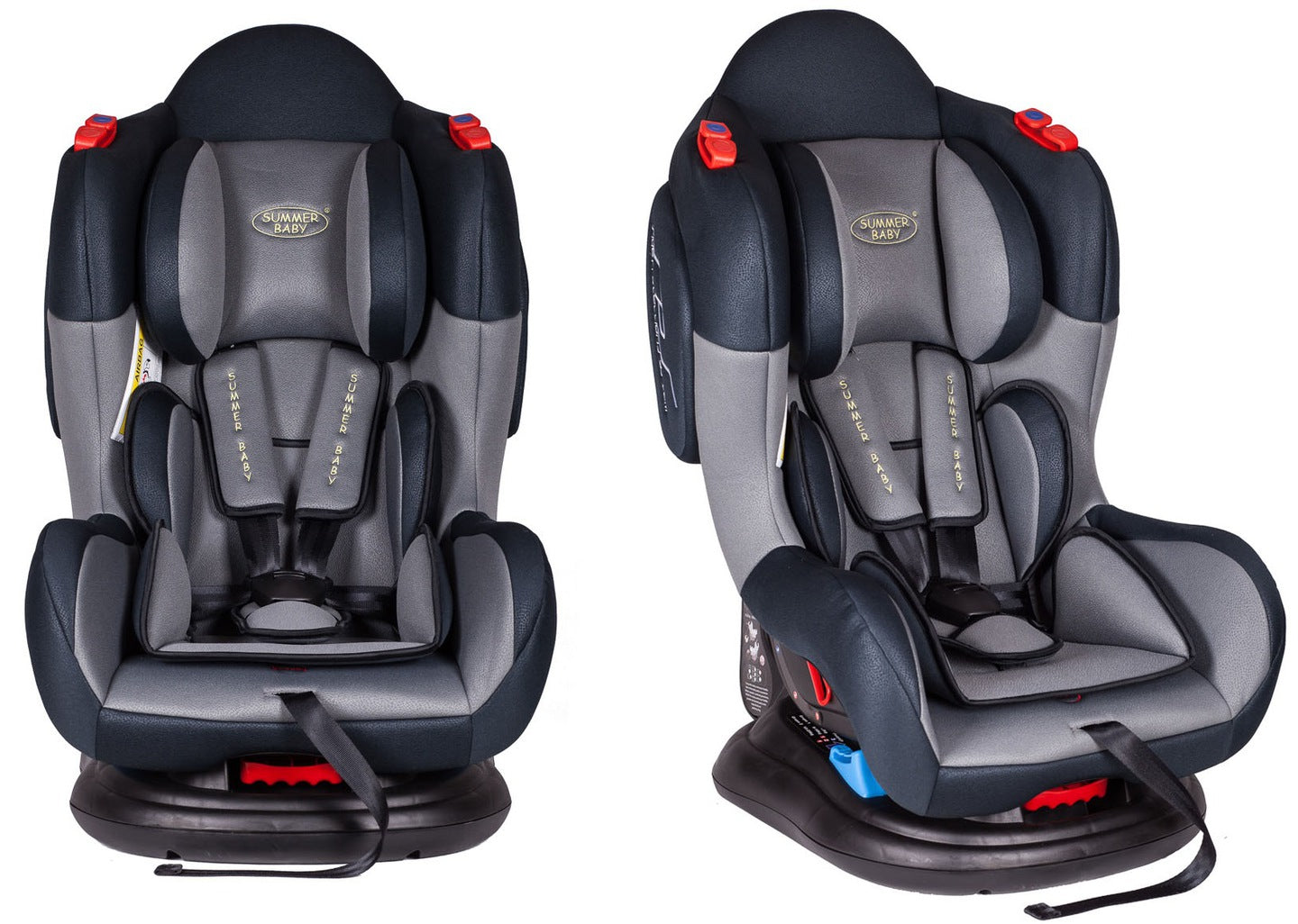 Scaun auto Profesional BABY JOLIE PORTO IDL GRAY COLLECTION, 0-25 Kg, Dimensiuni 74 x 38 x 45 cm, Echipat cu centura de siguranta cu prindere in 5 puncte, SPS- sistem de protectie la impact lateral, 3 pozitii de inclinare a scaunului, Culoare-Gri