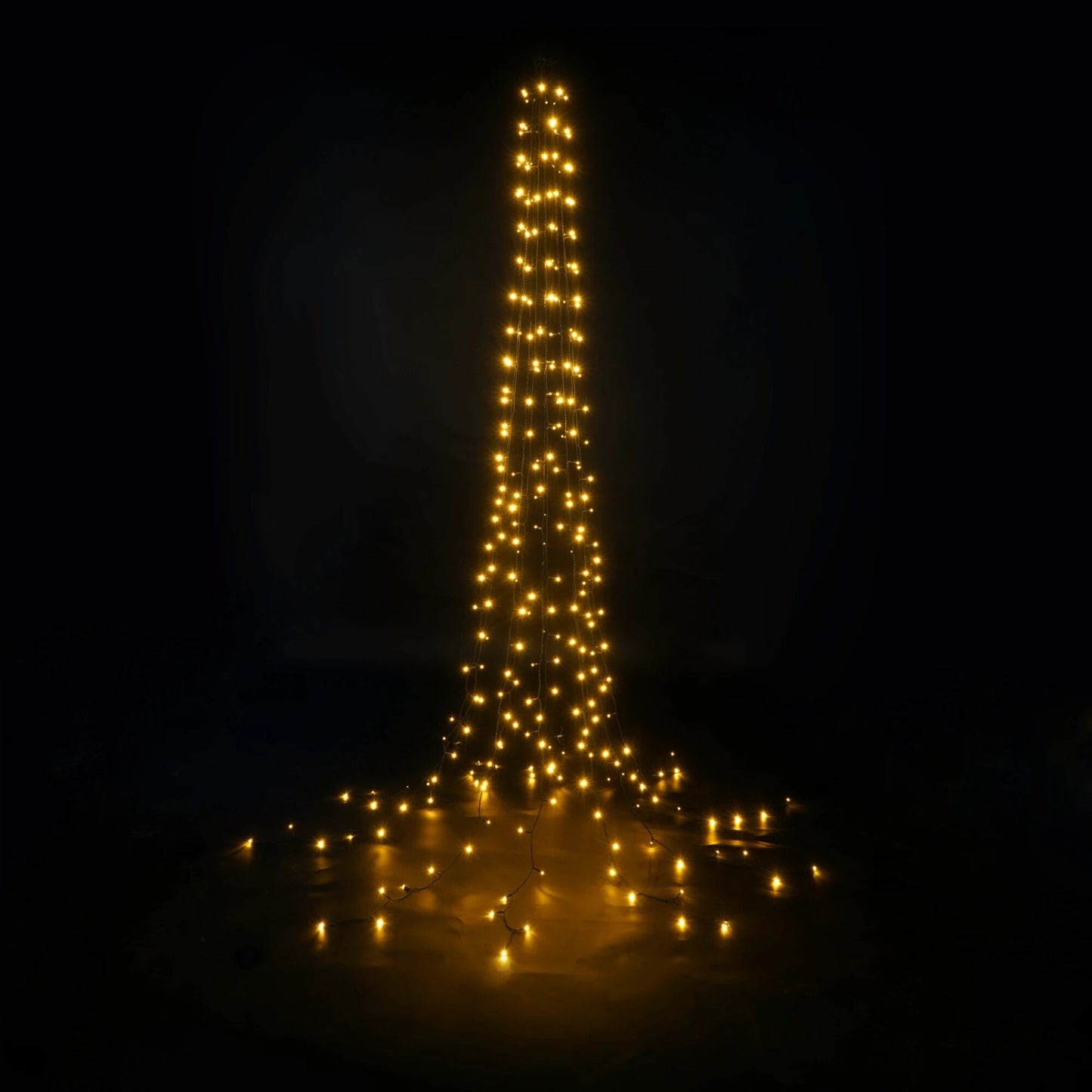 Instalatie Plasa pentru Brad idealStore, Contine 280 Led-uri, Lumina Alba Calda, Inaltime Cablu 2.5M, Controler cu 8 Functii de Iluminat, Grad de Protectie Ridicat IP44, Usor de Instalat