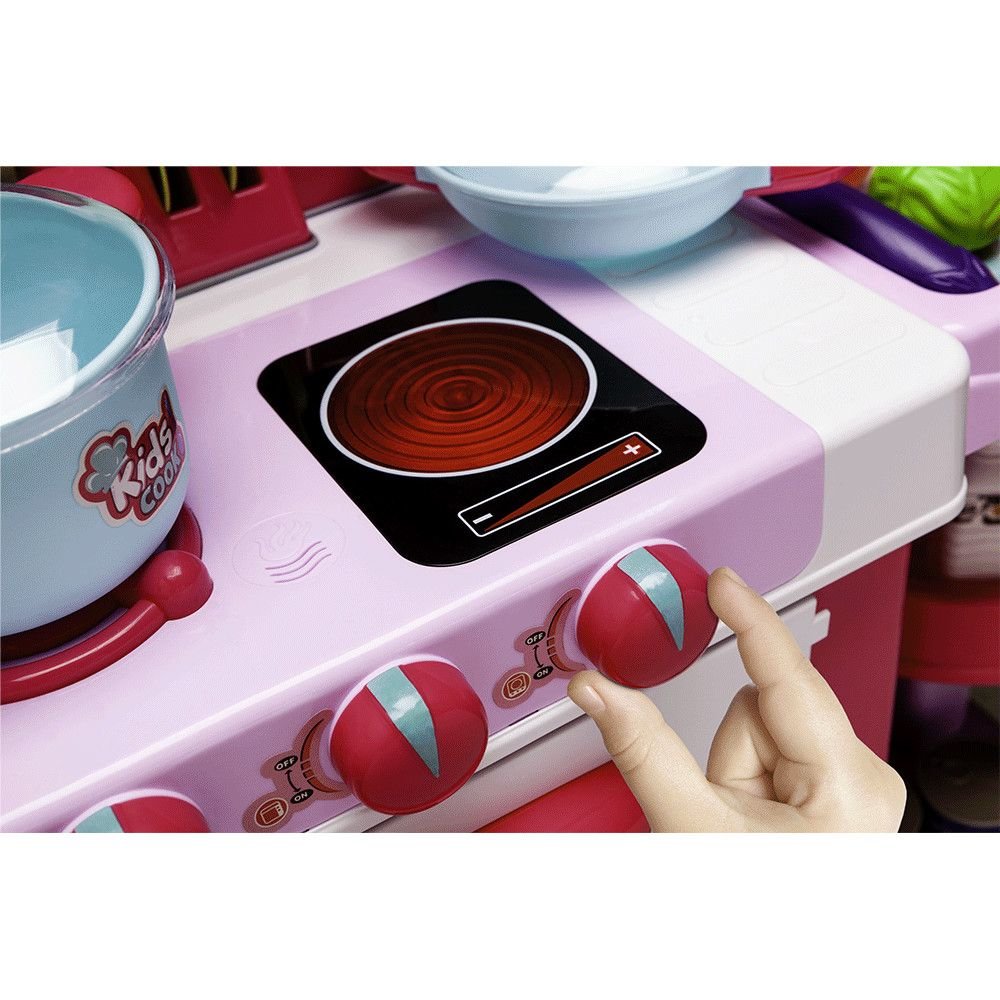 Joc de rol - Bucatarie de jucarie Kids Chef cu accesorii, roz