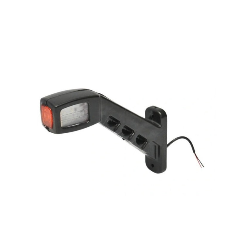 Lampa gabarit cu brat idealSTORE LED 12/24V, Rosu-Alb-Galben, Montajul pe Caroserie in Exterior, Dreapta