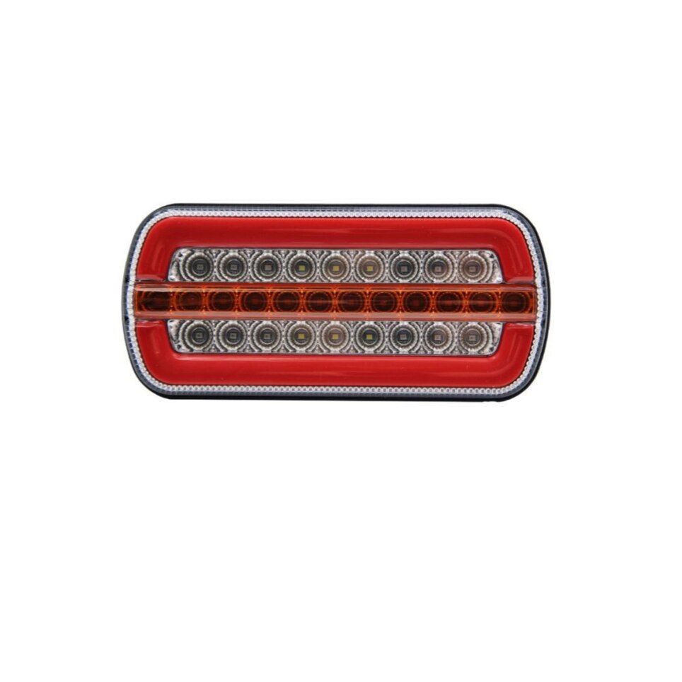 Lampa idealSTORE cu Semnalizare Dinamica, 4 Functii, Semnalizare, Pozitie, Stop Frana, Marsarier, 12V-24V, Dimensiuni 222mm x 50mm x 100mm