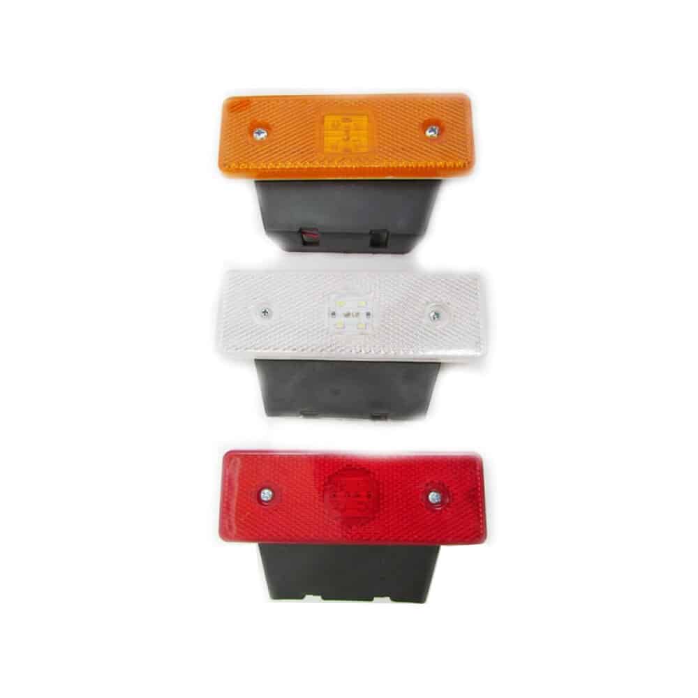 Lampa Laterala Cu 4 LED SMD idealStore, Tensiune 24V, Culoare ALB, Fara Suport de Prindere