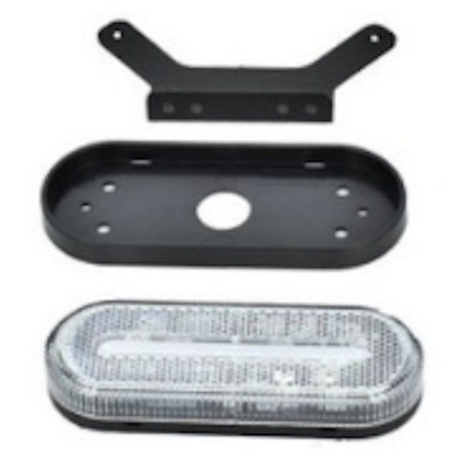 Lampa laterala LED idealSTORE, Tensiune 12-24V IP67 omologata U.E. Lungime 12 x 4, 5 x 1, 8 cm, ALB