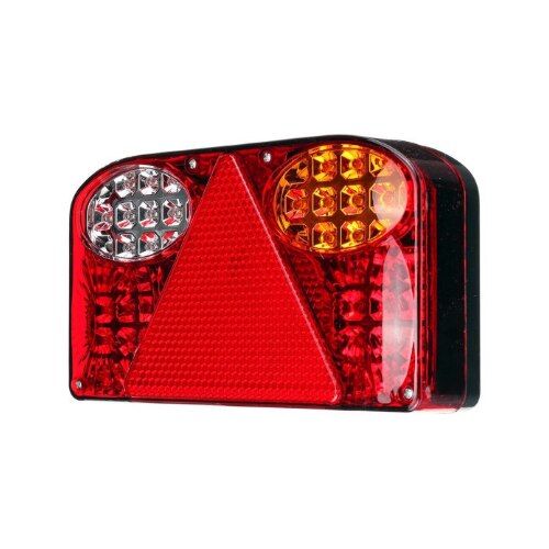 Lampa spate camion cu LED,4 pozitii 12-24V, Semnalizare, Stop Frana, Mers Inapoi, Pozitie, Dimensiuni 235x130x52mm, Dreapta