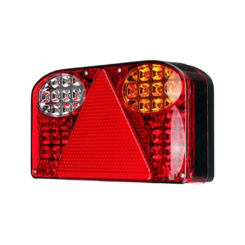 Lampa spate camion cu LED,4 pozitii 12-24V, Semnalizare, Stop Frana, Mers Inapoi, Pozitie, Dimensiuni 235x130x52mm, Stanga