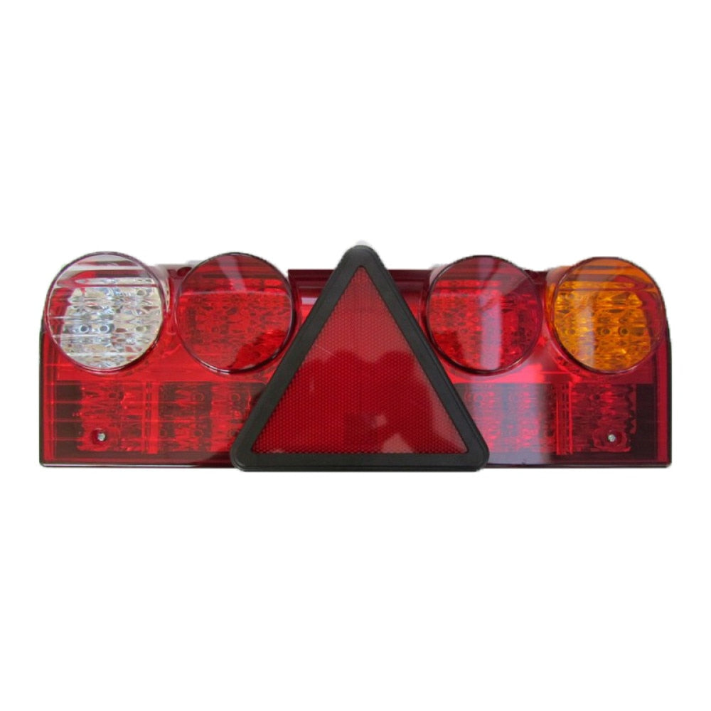Lampa Stop Camion LED idealStore, Tensiune 24V, Model Pentru Partea Stanga, Multiple Functii Pozitie, Stop Frana, Semnalizare, Mers Inapoi, Lampa Laterala Gabarit, Dimensiune 42.5x15x9