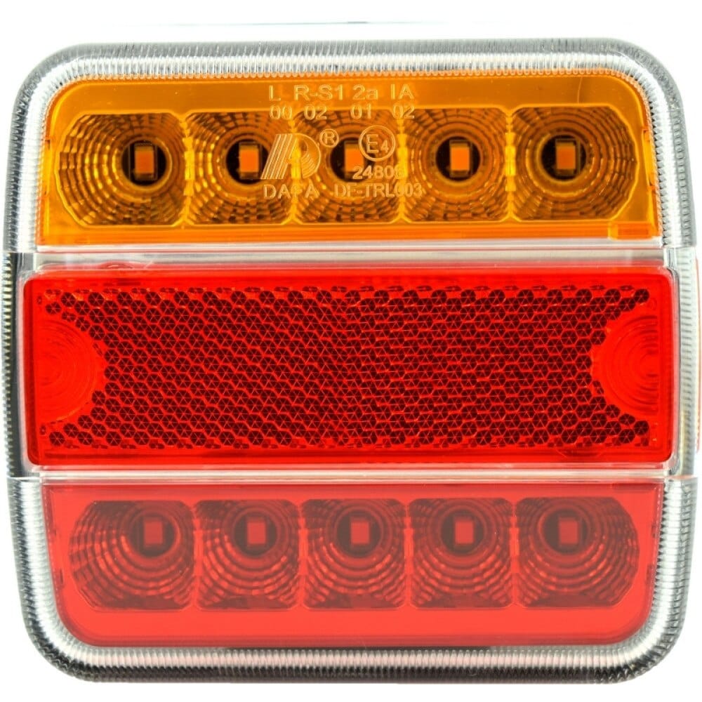 Lampa Stop LED SMD idealStore, Tensiune 12-24V, Functii de Semnalizare, Stop Frana, Pozitie, Lampa Numar, Produs Omologat U.E., Dimensiune 100x95x35