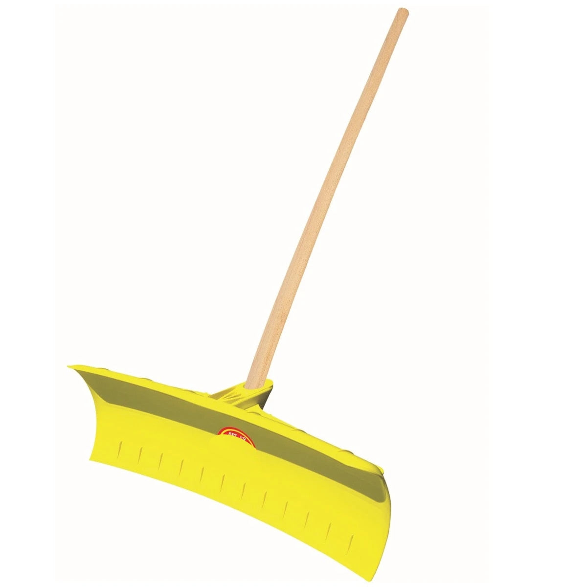 Lopata idealSTORE pentru Impins Zapada, Material Polipropilena, Coada din Lemn de Fag Fasonat, Lungime 130 cm