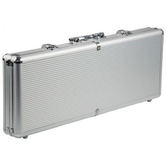 Set poker profesional Piatnik, 500 jetoane de cazinou, 2 pachete carti de joc, 5 zaruri, buton dealer