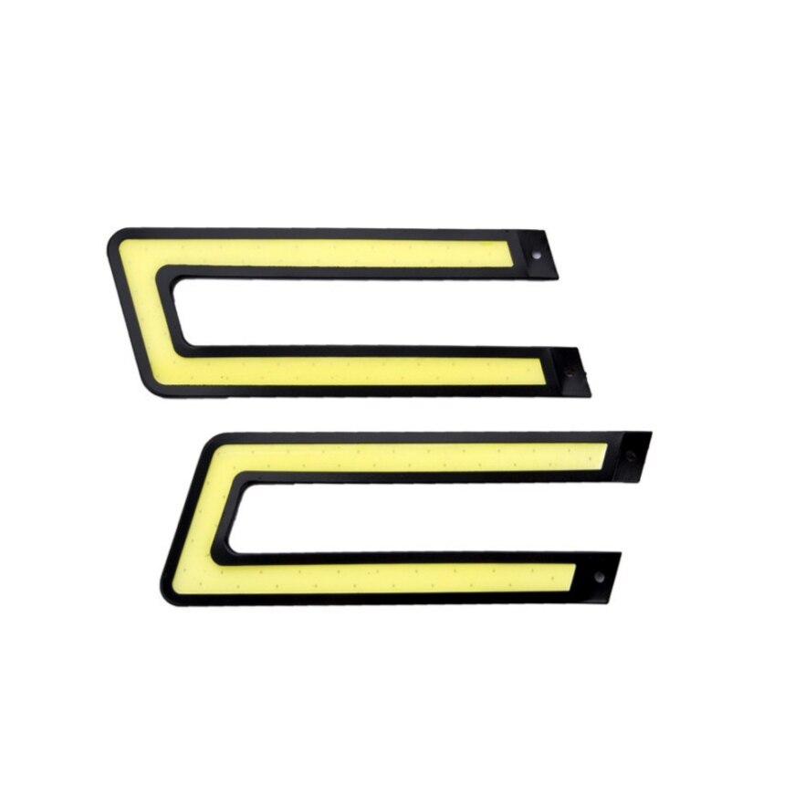 Lumini de Zi LED COB idealSTORE, Dimensiuni 15,5 x 5,5 cm, 2 Proiectoare, 2 Benzi Dublu Adezive, Lumina intensa si puternica Specificatii: