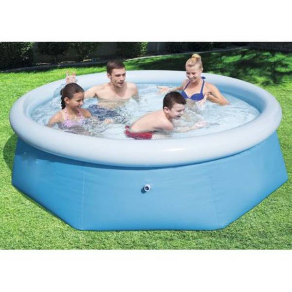 Piscina Family Gonflabila, MAF-FamilyPool, din PVC, 244cm diametrul, albastra