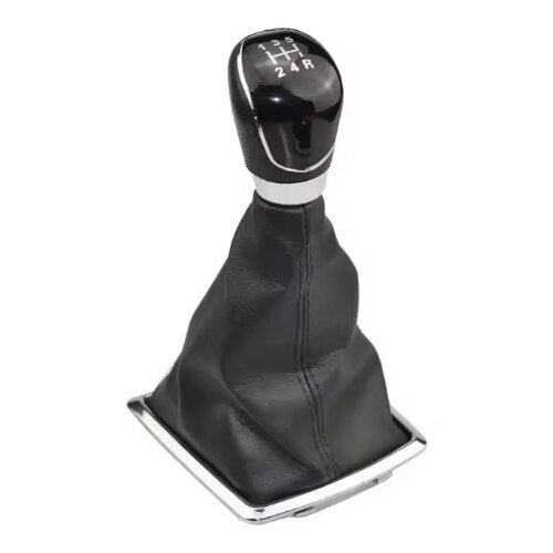 Maner si Manson schimbator idealSTORE imitatie piele compatibil Ford Focus MK2 cu 2 adaptoare pentru 5 si 6 viteze