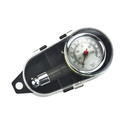 Manometru analogic in cutie de plastic premium idealSTORE, Ideal pentru masuratori rapide si sigure, Design compact si portabil