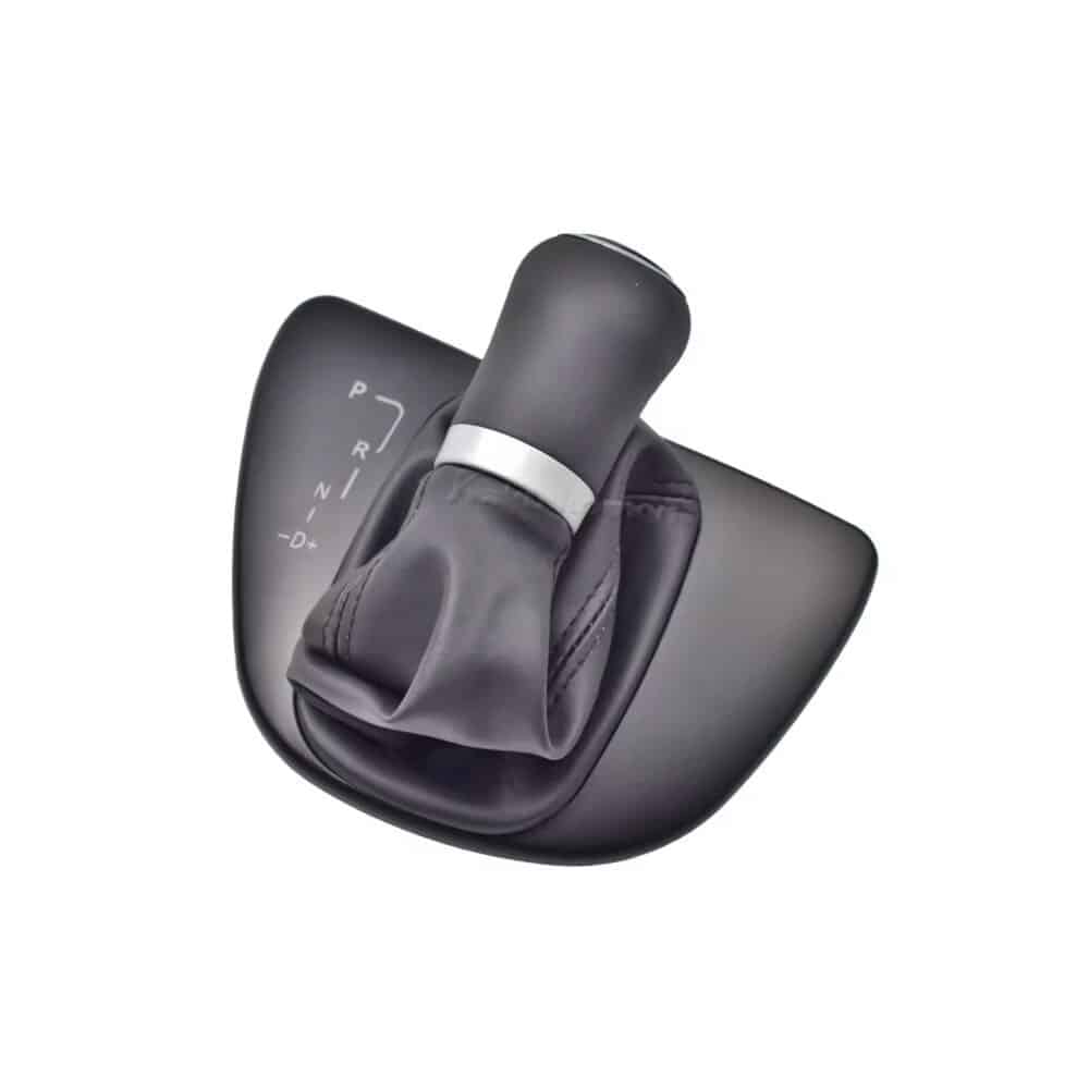 Manson si Maner Schimbator Auto idealSTORE, Compatibil Mercedes-Benz Cutie AUTOMATA, Material Durabil, Imitatie Piele, Insertii Cromate, Culoare Negru