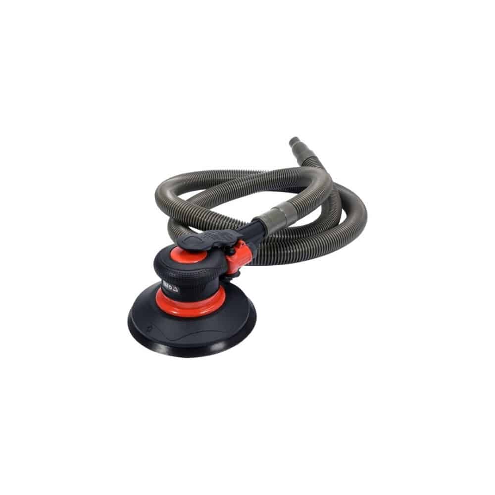 Masina de Slefuit Pneumatica cu Disc idealSTORE, Diametru Disc 150MM, Aspirare Integrata, Cupla Aer Inclusa, Sac Colector de Praf, Design Compact si Ergonomic