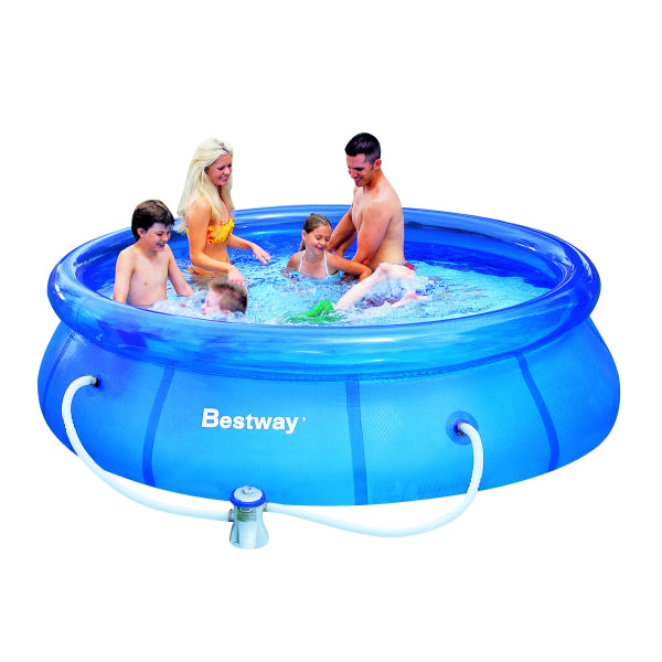 Piscina Gonflabila, Bestway, 305x76 cm, Set cu filtrare, Albastru