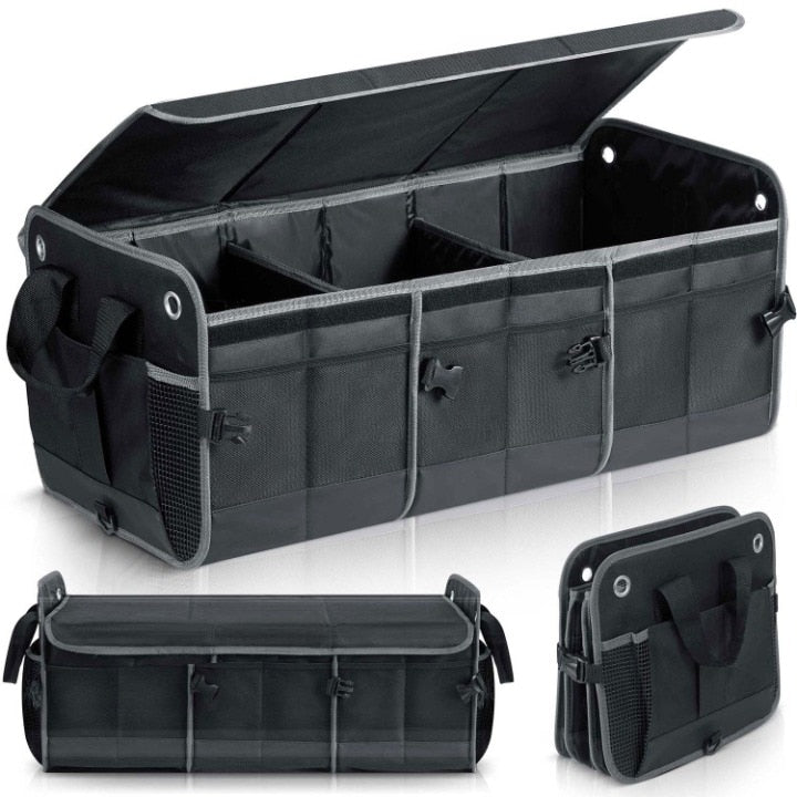 Organizator portbagaj Ideal STORE, impermeabil, negru, 73.5 x 37 x 32 cm