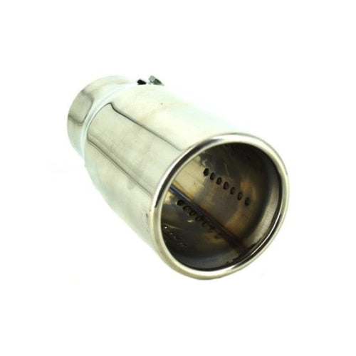 Ornament toba inox inoxidabil Premium idealSTORE, intrare 6.5 cm, lungime 15.5 cm, diametru exterior 7.5 cm, Universal