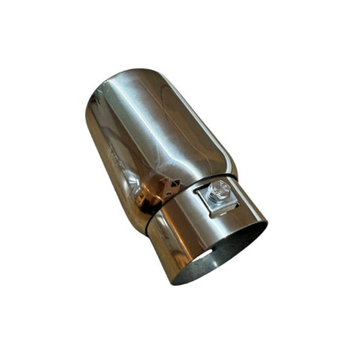 Ornament toba inox inoxidabil Premium idealSTORE, intrare 6.3 cm, lungime 13 cm, diametru exterior 7.5 cm, Universal