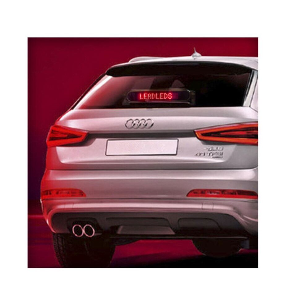 Panou LED Programabil idealSTORE, Dimensiune panou 420 x 90 x 70 mm, Dispozitiv cu leduri, Alimentare 12V, 10 Taste de Memorie pentru afisarea rapida