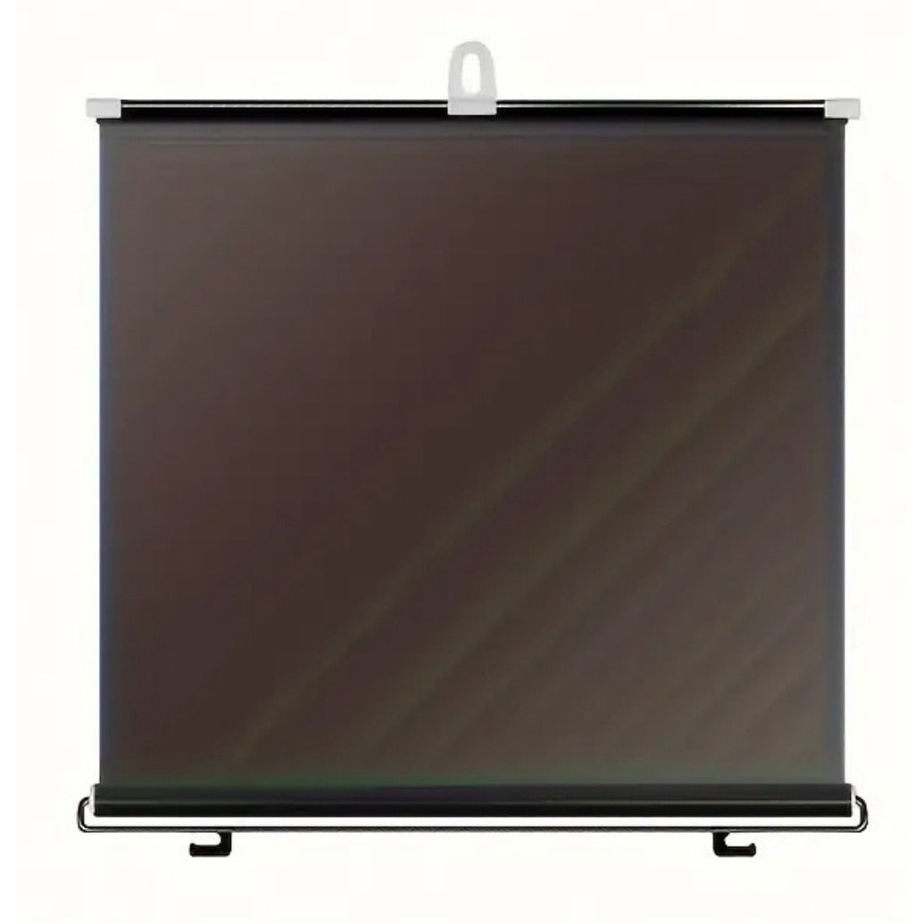 Parasolar Retractabil idealStore, Prindere Cu Ventuze, Dimensiune 72x130cm, Potrivit Pentru Parbrizele din Fata sau Spate, Calitate Premium, Culoare Super Dark Black