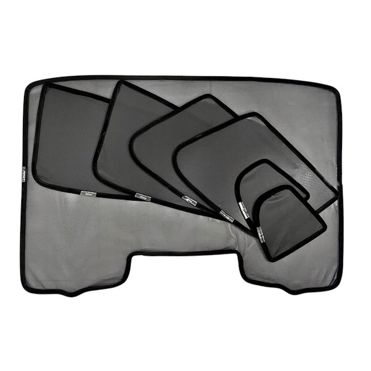 Perdele Auto idealSTORE compatibile BMW Seria 3 G20 Berlina 2019-> Calitate Premium, Set Complet Laterale Fata, Spate si Luneta, Permit Inchidera si Deschiderea Geamurilor, cu Decupaj pentru Oglinzi