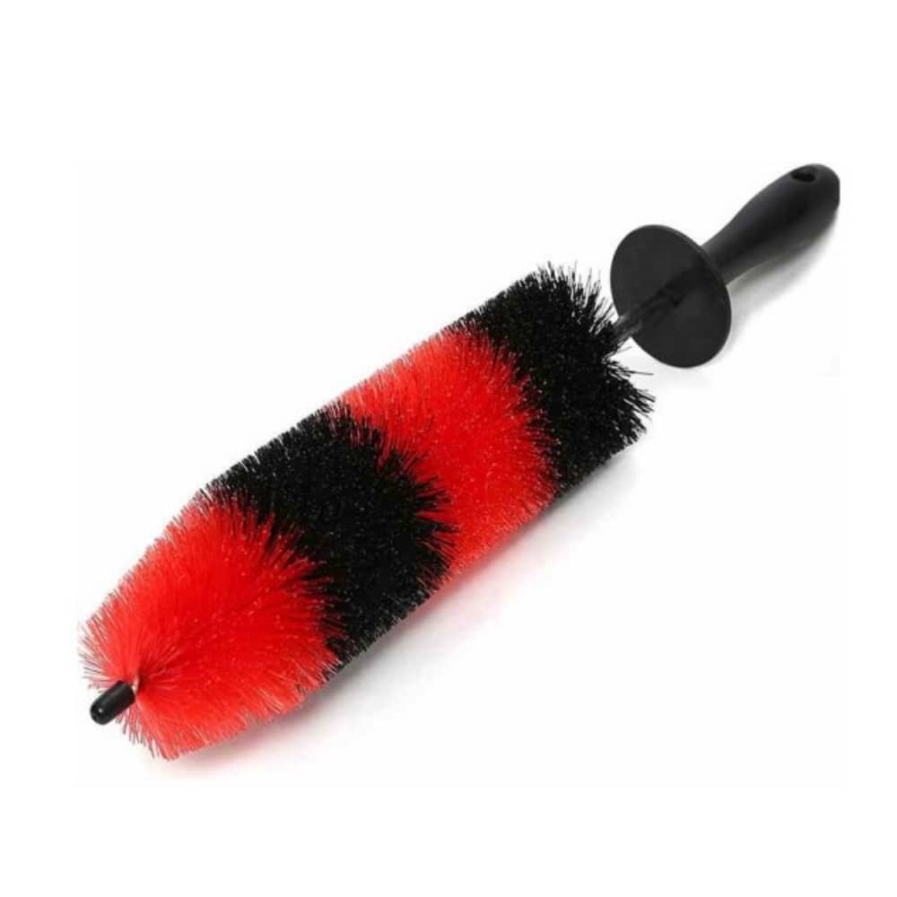 Perie Curatat si Spalat Jante idealStore, Dimensiune 45cm, Peri Moi si Sintetici Premium, Curata Locuri Dificile de Acces, Perfecta pentru Curatarea Jantelor