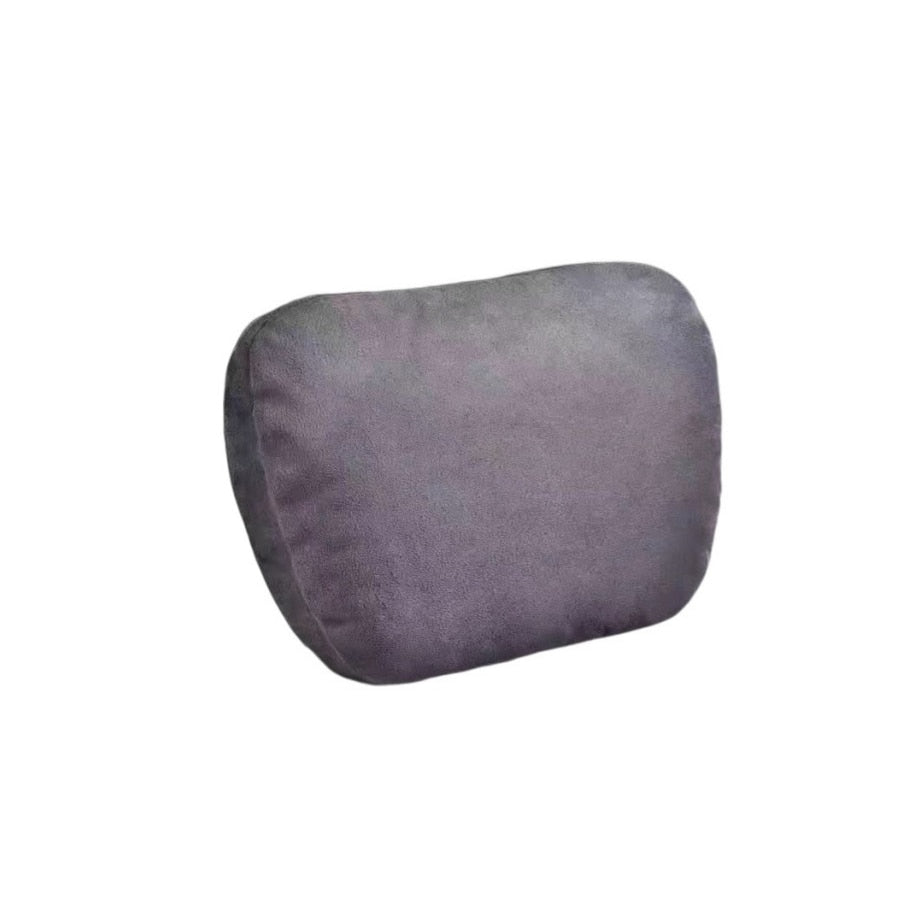 Perna Tetiera Auto idealSTORE Ultra Soft LUXURY Alcantara Dimensiuni 30 x 20 x 8 cm, Moale, Confortabil, oferind confort de calatorie, Design elegant, GRI