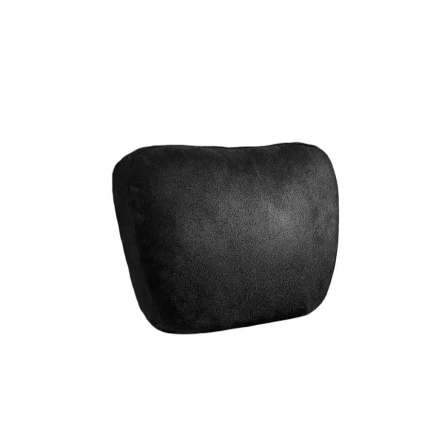 Perna Tetiera Auto idealSTORE Ultra Soft LUXURY Alcantara Dimensiuni 30 x 20 x 8 cm, Moale, Confortabil, oferind confort de calatorie, Design elegant, Negru