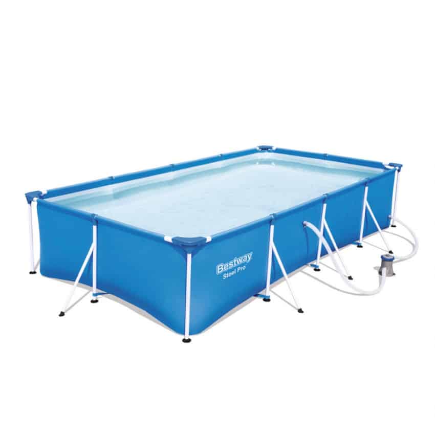 Piscina cadru metalic Bestway, 400x211x81 cm, 5.700 litri, cu pompa de filtrare