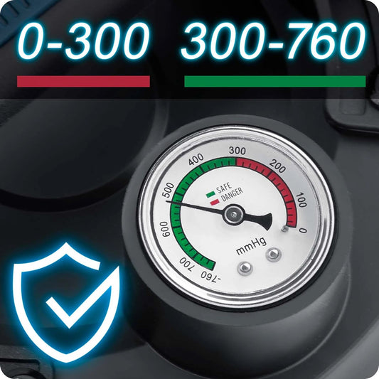Ventuza cu Placa Vidata idealSTORE, Forta de Ridicare Pana la 200KG, Manometru Incorporat, Diametru Disc 200MM