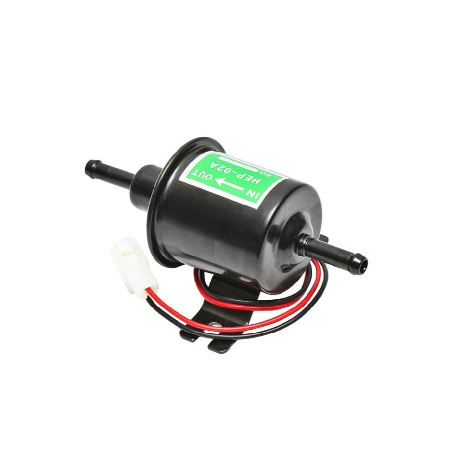 Pompa Alimentare Electrica idealSTORE HEP Universala pentru Motorina / Benzina cu Filtru Incorporat 12V/02A, Diametrul pompa 55 mm, Debit 115 L/H, Presiune 7 PSI