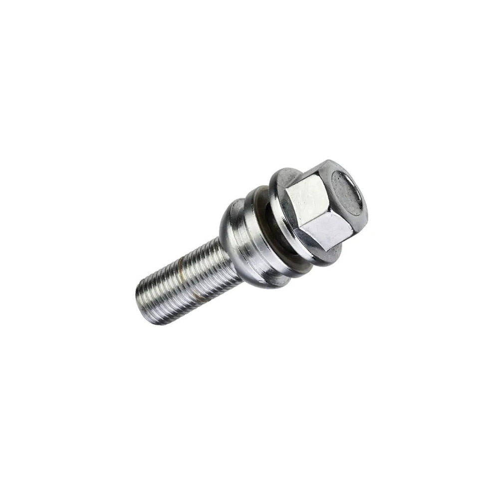 Prezoane pentru jante idealSTORE, compatibile Audi, Volkswagen, Porsche, dimensiuni M 14 x 1.5 mm, cu Con Rotund, Lungime 37mm, Cap Cheie 19