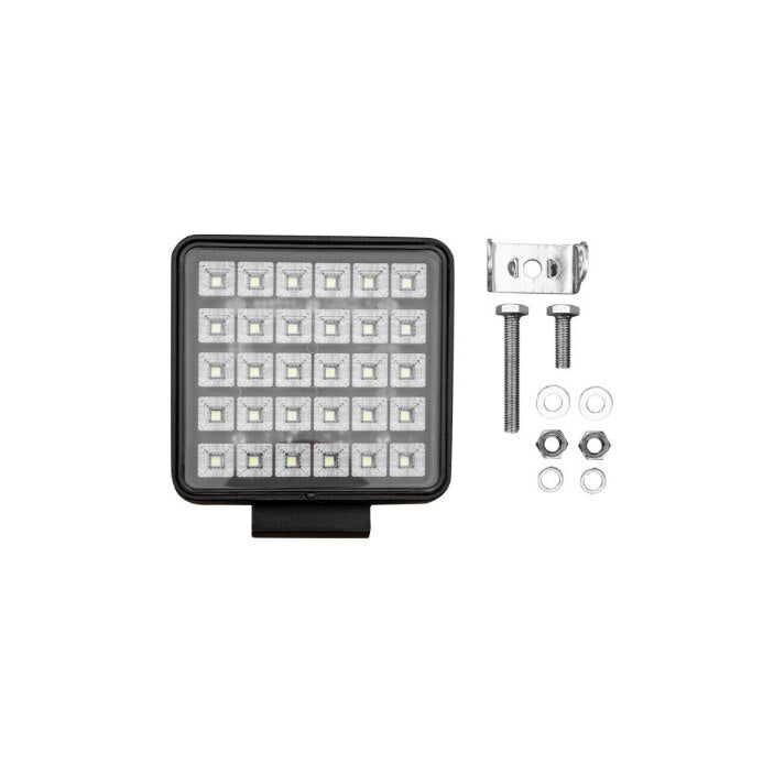 Proiector LED Profesional 45W,30Led Chip, 4050 Lm, 7000K, Tensiune, V -12/24, Lungime cablu 250 mm, Unghi lumina imprastiata / flood, IP68