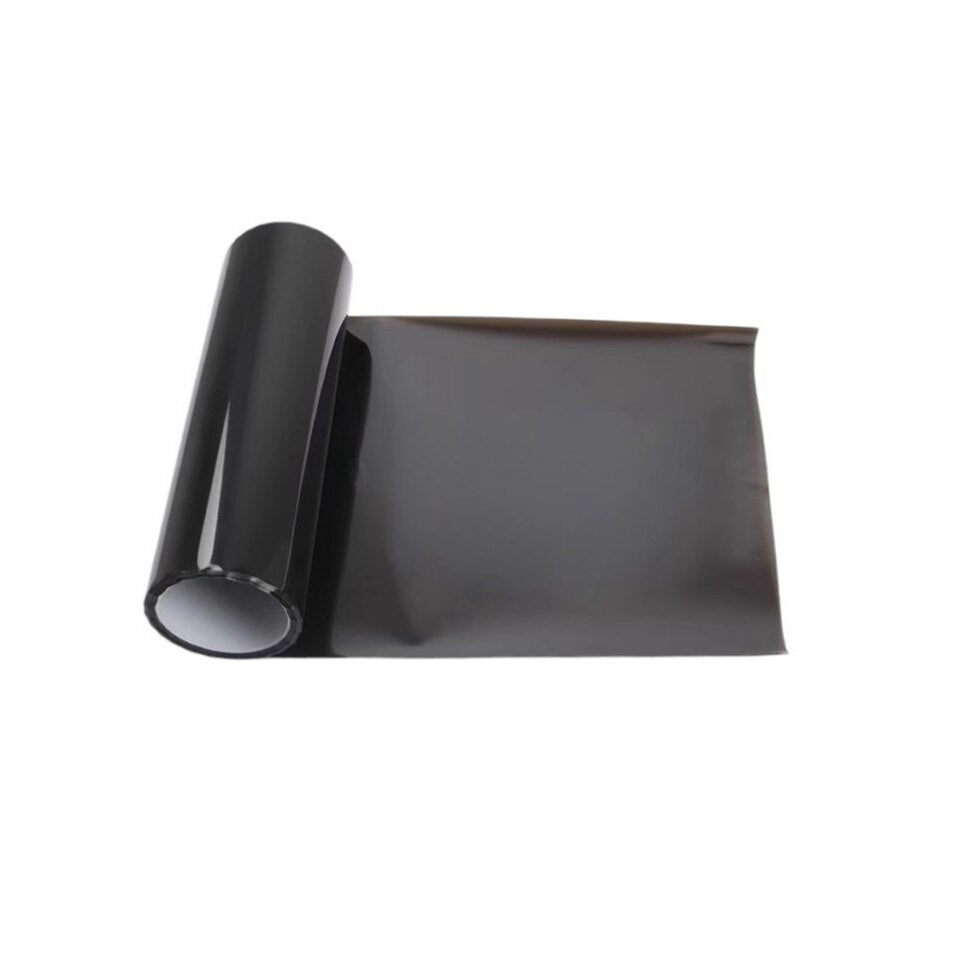 Rola Folie Fumurie idealSTORE Dark Black Protectie Faruri si Stopuri Dimensiuni 60cmmx10m, Protectie Impotriva Substantelor Chimice, Radiatiile UV, Conditiile Meteorologice Extreme, Reduce Riscul de Ingalbenire si Crapare