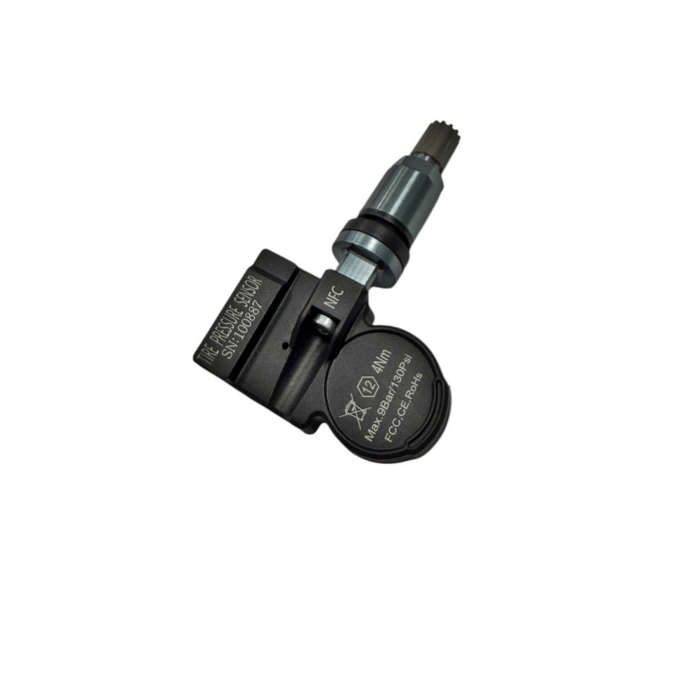 Senzor presiune valva gri antracit TMPS NFC programabil cu telefonul sau tester compatibil cu peste 98% din masini, Baterie incorporata cu autonomie extinsa de aproximativ 5 ani Universal