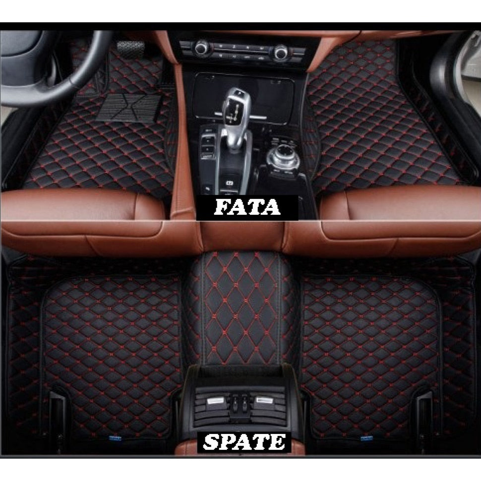 Set 4 Covorase Auto idealSTORE LUX PIELE 5D BMW seria 7 F01 2010-> varianta scurta Suprafata Antiaderenta, Material foarte moale, usor de manevrat si durabil