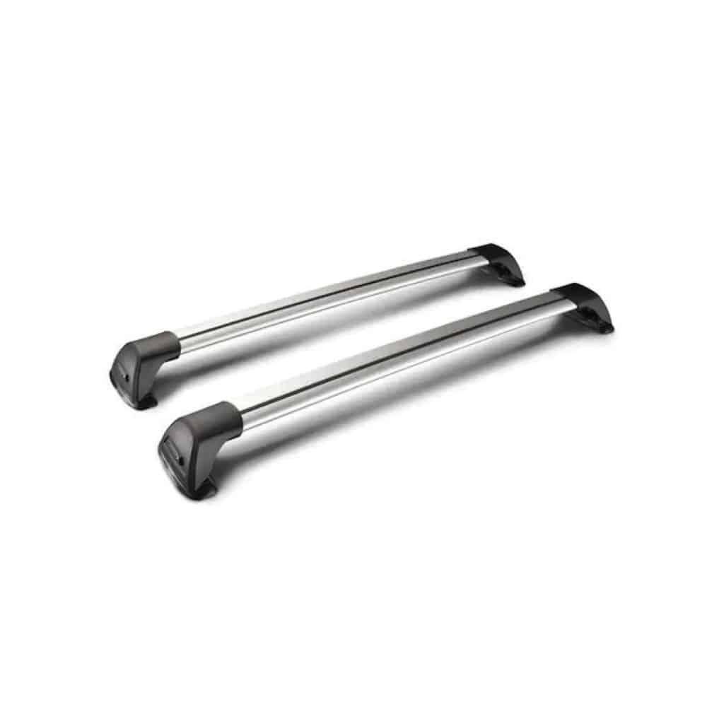 Set Bare Transverale idealSTORE pentru Dacia Logan III 2021, Design Aerodinamic, din Aluminiu WingBar, Suporta 80 kg, cu Sistem Complet de Prindere