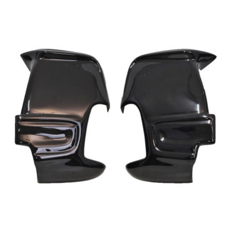 Set Capace Oglinzi Tip Batman idealStore, Compatibile Ford Transit 2014-2023, Negru Lucios, Rezistente UV, Aspect Elegant, Montaj Usor