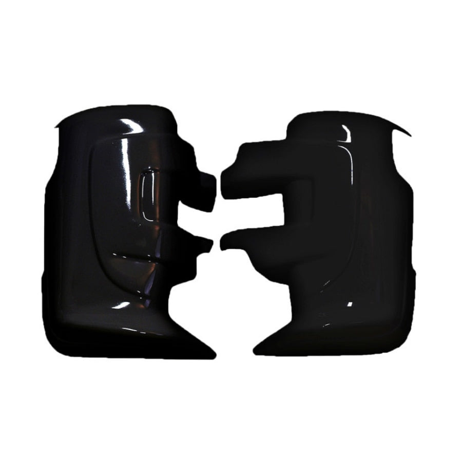 Set Capace Oglinzi Tip Batman idealStore, Compatibile Iveco Daily Cu Brat Scurt 2015-2022, Negru Lucios, Rezistente UV, Aspect Elegant, Montaj Usor