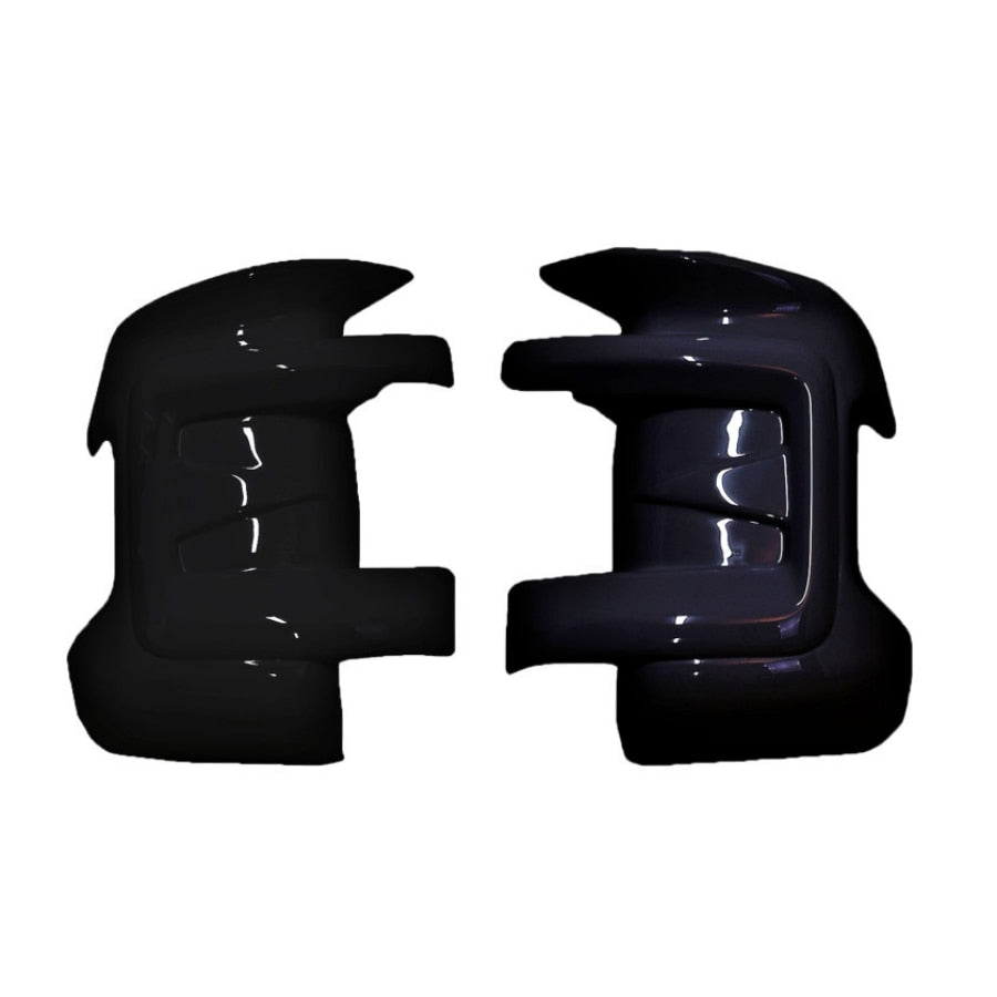 Set Capace Oglinzi Tip Batman idealStore, Compatibile Citroen Jumper 2007+/ Peugeot Boxer 2007+/ Fiat Ducato 2007, Negru Lucios, Rezistente UV, Aspect Elegant, Montaj Usor