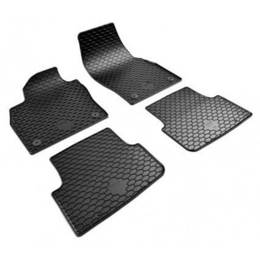 Set Covoare Auto Cauciuc idealStore, Compatibile Skoda Fabia IV 2021->, Suprafata Antiaderenta, Material Cauciucat Moale, Fara Miros, Culoare Negru