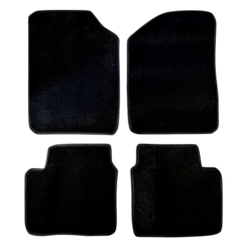 Set Covorase Mocheta idealSTORE Compatibile Dacia Spring 2021->, Material Moale de Inalta Calitate, Design Dedicat si Elegant, Spate Antiderapant cu Strat Cauciucat, Cusaturi Rezistente, Intretinere Usoare, Culoare Negru